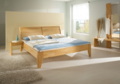 Trend Bett LEA mit Sprossenkopfteil, Massivholzbett in Birke