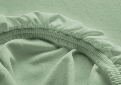 Cotonea Spannbettlacken Jersey Kiwi, Bettlacken hellgrün