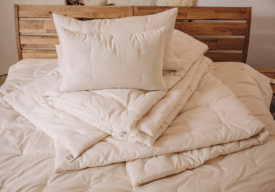 Bettwaren handgemacht im Chiemgau, Hochwertige Schafschurwollfüllung, Decken, Kissen, Matratzenauflagen